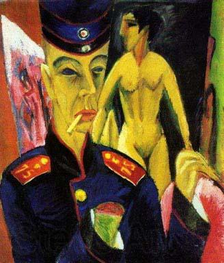 Ernst Ludwig Kirchner Self Portrait as a Soldier